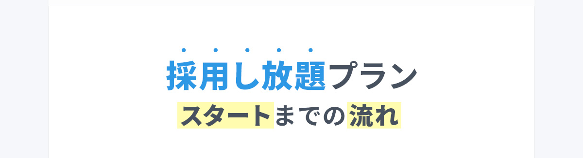 採用し放題プラン